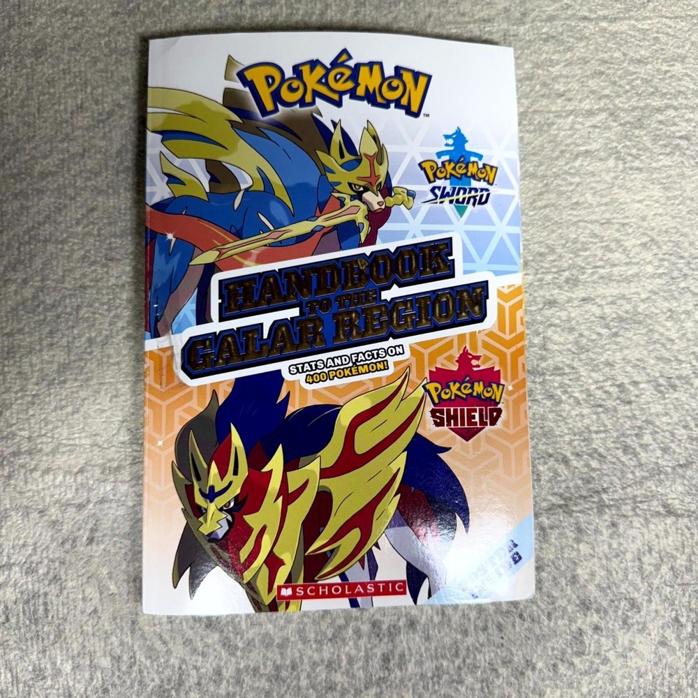 Pokemon Scholastic Sword and Shield Handbook to the Galar Region 2020